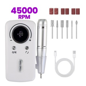 เครื่องเจียรเล็บไฟฟ้าแบบพกพา 45000 รอบต่อนาที ชาร์จไฟได้ สำหรับเจียรเล็บเจล ขัดเงาเล็บ ใช้ได้ทั้งที่บ้านและร้านทำเล็บ - Product Image 2