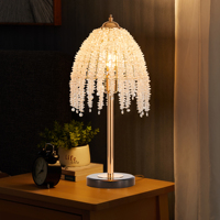 Lampe de table en cristal doré de 19 pouces, élégante lampe de chevet moderne pour salon et chambre à coucher, livraison gratuite depuis les États-Unis