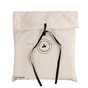 Sacs à poussière en tissu de coton personnalisés avec logo pour emballage cadeau - Product Image 1
