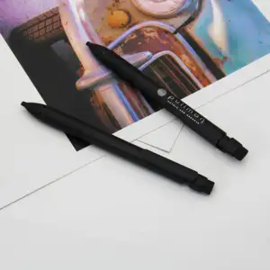 Kare kurşun pullman otel plastik özelleştirilmiş mekanik kalemler 2mm