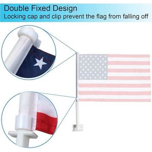 Bandera de Coche Personalizada con Impresión en Poliéster, Venta al por Mayor, para Todos los Países, con Asta de Acrílico - Product Image 3