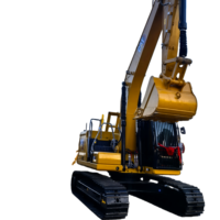 Último Modelo de Excavadora Usada CAT323 23T con Pulgar, Excavadora CAT 323 Restaurada con Color Original de Caterpillar