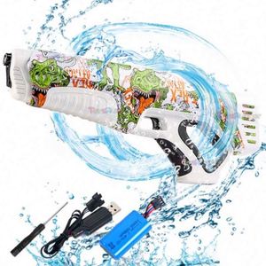 Pistola de Agua de Plástico, Inyector Eléctrico Automático, Pistola de Agua de Juguete de Alta Capacidad para Niños - Product Image 4