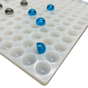Aranceles más bajos 1mL 2ml 3ml 4ml .. Moldes <span class=keywords><strong>de</strong></span> chocolate <span class=keywords><strong>de</strong></span> capacidad personalizada DIY Candy Gummy Bear Mold Silicone Dome Gummies Candy Mold - Product Image 3