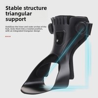 Orthèse pour pied tombant, équipement de rééducation pour AVC et hémiplégie, support réglable, correcteur d'éversion du pied, pour la position des orteils vers l'intérieur/vers l'extérieur