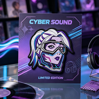 Patch Bordir Cyberpunk Personalisasi Grosir Karakter Anime Gadis Aplikasi Kain Bordir Kustom Patch Bordir Gadis