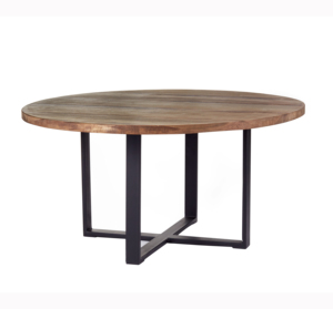 Elegante Tavolo da Pranzo Moderno con Piano in Marmo e Base in Metallo Nero, Tavolo d'Appoggio con <span class=keywords><strong>Dimensioni</strong></span> Personalizzabili per <span class=keywords><strong>Soggiorno</strong></span> e Caffè - Product Image 4