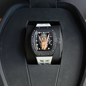 Luxury RMGold Pointer Devil's Hand Ceramic Tourbillon Men's Business <b>Watch</b> Mechanical <b>Watch</b> - Product Image 1