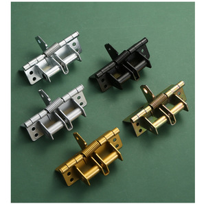 Charnière à ressort robuste pour porte, 4 pouces, réglable, design industriel, en fer, angle d'ouverture de 180 degrés - Product Image 2
