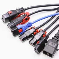 Prise AU d'approbation SAA vers rallonge d'alimentation V-lock C13 PDU
