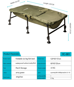 Nouveau Berceau <span class=keywords><strong>de</strong></span> pêche pliable compact pour carpes, en tissu Oxford rétractable et tube en acier, étanche, pour la vente en gros - Product Image 2