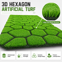 Gazon synthétique 3D pour événements, cérémonies, terrains de jeux, tapis imperméable pour anniversaires, tapis de gazon synthétique d'intérieur