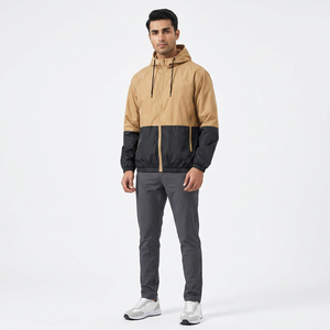 Veste coupe-vent imperméable à capuche la plus vendue pour hommes - Style streetwear, randonnée, extérieur, respirante, personnalisable, vente en gros, prix abordable - Product Image 1