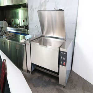 Lestov nghiêng thương mại cảm ứng flattop chảo nồi cho thực phẩm công nghiệp - Product Image 4