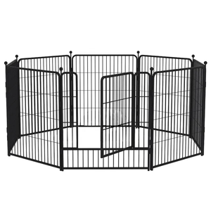 Haute qualité pour les jeux en plein air Parc en métal pour animaux de compagnie Stylo pliable pour animaux de compagnie pour chiens Clôture Enclos pour animaux de compagnie sûr - Product Image 4