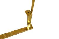 Nouveaux supports de meubles de jambe en métal de canapé d'artisanat de fer doré résistants d'usine pour le cadre de fer haut de gamme de chambre à coucher ou de cuisine