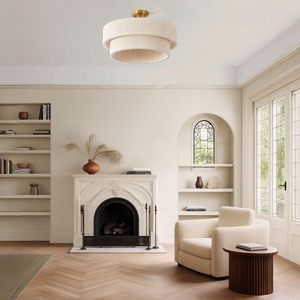 White Bohemian Rattan Chandelier Round Ceiling <b>Light</b> Fixture Hand Woven For Living Room And <b>Dining</b> Room - Product Image 2
