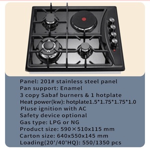 เตาแก๊สกระจกนิรภัยขนาด30นิ้วแบบพกพาเครื่องครัวในบ้านปรับแต่งได้ - Product Image 2