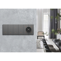 Système d'automatisation intelligent pour villa d'hôtel haut de gamme, système domotique KNX, panneau d'interrupteur électrique intelligent 1/2/3/4 gang