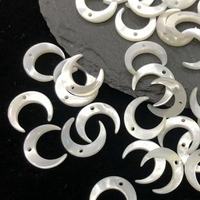8mm 10mm 12mm 달 모양 천연 조개 자개 구슬 장식용