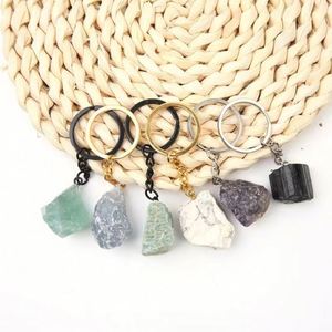 Hot Selling Irregular Shape Crystal Keychain PVC Gold Black Circle Ring Glittery Key Holder Best Seller Plastic Keyholders - Product Image 4