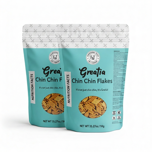 Foil Zip Lock Plantain Potato Chips Chin Chin Packaging <b>Bag</b> with Custom Logo Design Printing - Product Image 1