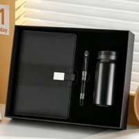 Carnet de notes A5 personnalisé en cuir PU ligné avec pochette intérieure, agenda 2026, coffret cadeau d'entreprise OEM