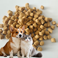 Friandises pour animaux de compagnie saines et nutritives à base d'ingrédients entiers, riches en protéines, sans céréales, viande crue lyophilisée