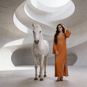 High Quality Sequined Polyester Elegant Party Custom Abaya for Muslim Women Wholesale OEM - Product Image 4