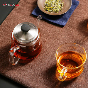 Tisane — <span class=keywords><strong>infuseur</strong></span> classique en acier inoxydable, <span class=keywords><strong>théière</strong></span> en verre Borosilicate isolé, résistant à la chaleur - Product Image 2