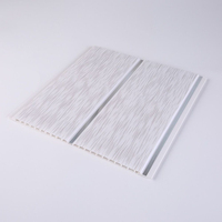 Panneau de plafond en PVC imitation bois, imperméable, pour revêtement mural intérieur et décoration de plafond domestique