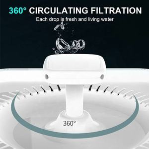 3L स्वत: पालतू बिल्ली कुत्ते फीडर पीने के फव्वारे <span class=keywords><strong>360</strong></span> परिसंचारी निस्पंदन बिल्लियों कुत्ते पानी के फव्वारे - Product Image 6