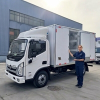 Camionnette frigorifique Foton légère, purement électrique, mini, LHD/RHD, 1-4 tonnes, transmission manuelle, neuve, petit fourgonnette congélateur