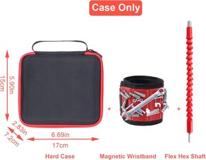 Étui rigide en EVA compatible avec le tournevis sans fil rechargeable <span class=keywords><strong>SKIL</strong></span> 4V, boîte de rangement portable robuste, sac uniquement - Product Image 2