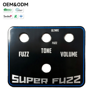 Panel <span class=keywords><strong>de</strong></span> Pedales <span class=keywords><strong>de</strong></span> Efectos <span class=keywords><strong>de</strong></span> <span class=keywords><strong>Guitarra</strong></span> Funcionales Personalizados, Impresión <span class=keywords><strong>de</strong></span> Placa <span class=keywords><strong>de</strong></span> Identificación <span class=keywords><strong>de</strong></span> Aluminio Espejo con Revestimiento Adhesivo y Serigrafía Multicolor - Product Image 3