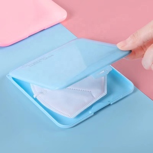 desechable cara <span class=keywords><strong>mas</strong></span> guardián soporte plegable de almacenamiento mak titular maskk caso antibacteriano - Product Image 5