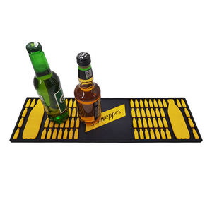 Printed Silicone PVC Pub Mat Rubber <b>Beer</b> Spill Pad Bar Runner Drip Tray Non Slip Service Mat <b>Table</b> Pad Coaster Placemat - Product Image 6