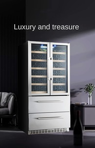 Enfriador de Vino y Bebidas de Dos Cajones con Control de Humedad de Doble Zona Integrado y Diseño Alto - Product Image 2