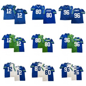 Maglia da rugby da uomo in stile vintage cucita, modello FAN Jim Zorn Marshawn Lynch Richard Sherman Kam Chancellor, taglie S-3XL, spedizione rapida - Product Image 1