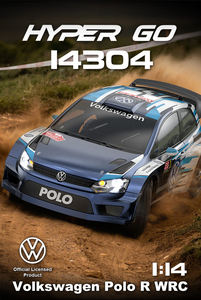 Voiture RC MJX Hyper Go 14304 Volkswagen <span class=keywords><strong>Polo</strong></span> R WRC 1:14, voiture RC haute vitesse, simulation de voiture avec moteur sans balais, ESC indépendant - Product Image 4