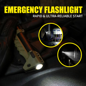 Xhandle MT-33 Multiherramienta Táctica 5 en 1 de Acero Inoxidable con Encendido por Pulso, Linterna LED, Manivela Recargable y G10 EDC - Product Image 5