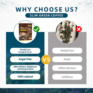 Yefra Slim Green Coffee con Estratto di Cioccolato Fondente in Polvere, Brucia Grassi, Stimolante <span class=keywords><strong>Dimagrante</strong></span>, Migliora il Sistema Digestivo, Prodotto per la Perdita di Peso - Product Image 6