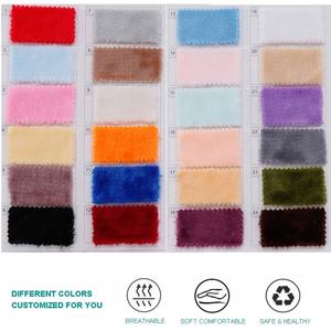 Vải dệt kim <span class=keywords><strong>Polyester</strong></span> & Spandex 220gsm 250gsm bán buôn, vải nhung san hô phủ TPU chống thấm dùng làm chăn - Product Image 5