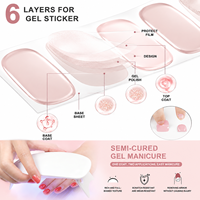 Autocollants pour ongles en gros OEM, couverture complète, motifs Halloween, designs pré-dessinés, wraps pour ongles, autocollants personnalisés avec logo