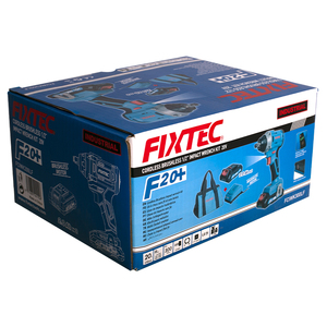 ประแจบลัชเลสไร้สาย FIXTEC รุ่น FCIW300LFX -2 ใช้แบตเตอรี่ชาร์จได้ 20V พร้อมมอเตอร์ไร้แปรงถ่าน FCIW300 - Product Image 6