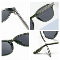 Prix d'usine en gros, logo personnalisé, lunettes de soleil tendance légères et durables, protection UV400 pour hommes et femmes, lunettes de soleil rondes vintage à la mode
