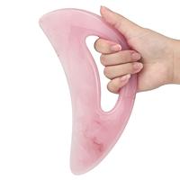 Planche de massage Gua Sha en résine 2026, très populaire, pour le massage musculaire et facial, outil de raclage corporel en plastique pour drainage lymphatique