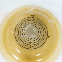 Plaque de base d'ostomie convexe Zodelo Skin Barrier, la plus vendue, CE Cut Max 45mm, en hydrocolloïde, pour poche de colostomie à deux pièces