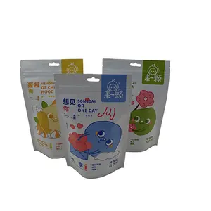 Customized Dried Snack Mango Pineapple Peach Nuts Plastic Stand Up Pouch Banana Pouch Aluminum Cranberries Candy Food Packaging