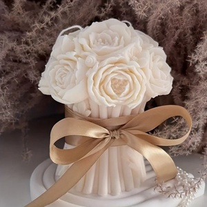 Molde de Silicona Ecológico para Velas 3D con Forma de Ramo de Rosas para el Día de San Valentín, para Decoración del Hogar, Velas Aromáticas y Resina - Product Image 2